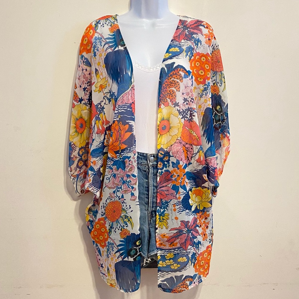 Floral kimono